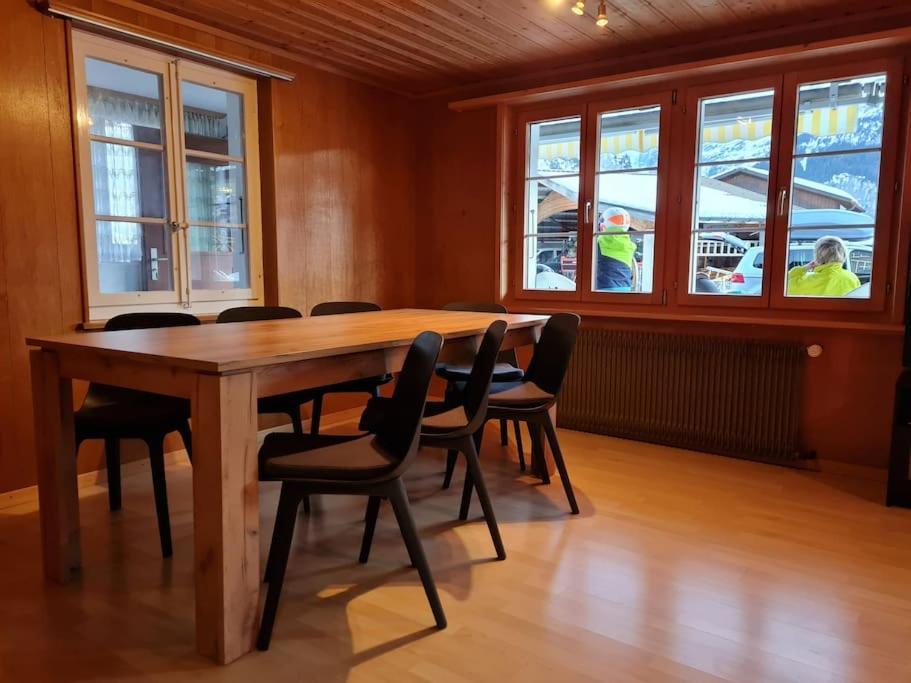 Chalet Engi Apt 1 For Up To 8 People กรินเดลวัลด์ ภายนอก รูปภาพ