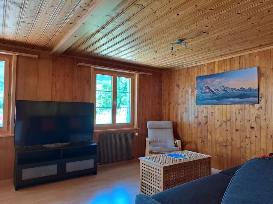 Chalet Engi Apt 1 For Up To 8 People กรินเดลวัลด์ ภายนอก รูปภาพ